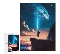 Puzzle per Adulti 500 PCS Fantasy Meteor Landscape Puzzle per Adolescenti Gioco Di Ingegneria Analisi E Logica 500 PCS