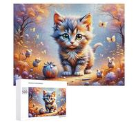 Puzzle Per Adulti 500 PCS Magical Forest Adventure with Cute Creatures Puzzle Per Adulti Giochi Rilassanti Regali Per Donne Giochi Stimolanti Regali 500 PCS