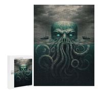 Puzzle Per Adulti 500 PCS Ocean's Depths The Cthulhu Awakening Puzzle Per Adolescenti Giocattolo Decorazione Da Parete Modello Da Assemblare Regali Per Amici E Familiari 500 PCS