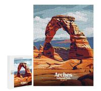 Puzzle Per Adulti 500 PCS Puzzle Arches National Park, Utah, USA Puzzle Per Adolescenti Gioco Pratico Gara Di Velocità Delle Mani Interazione Genitore-figlio 500 PCS