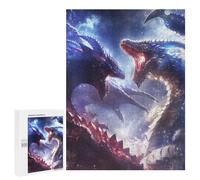 Puzzle Per Adulti 500 PCS Puzzle Dragon Confrontation Puzzle Per Adolescenti Gioco Pratico Gara Di Velocità Delle Mani Interazione Genitore-figlio 500 PCS