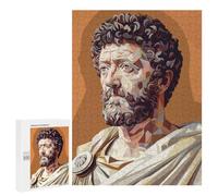 Puzzle Per Adulti 500 PCS Puzzle Marcus Aurelius Low Poly Puzzle Gioco Rompicapo Ma Divertente E Umoristico È Ideale Come Regalo 500 PCS