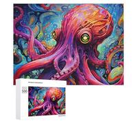 Puzzle Per Adulti 500 PCS Puzzle Octopus Artwork -1 Puzzle Gioco Rompicapo Un'opera D'arte Regali Di Compleanno E Unici 500 PCS