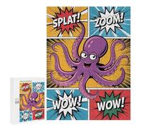 Puzzle Per Adulti 500 PCS Puzzle Octopus Comic Art Puzzle Per Adulti Gioco Per Famiglie Regali Per Donne Per Compleanno, Natale 500 PCS