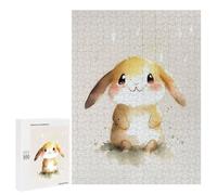 Puzzle Per Adulti 500 PCS Rabbit Cute Watercolor Puzzle Per Adolescenti Giochi Per Famiglie Difficile Difficile Per È Ideale Come Regalo 500 PCS