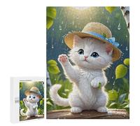 Puzzle Per Adulti 500 PCS Rainy Day Kitten Adventure Puzzle Per Adolescenti Migliora La Memoria Difficile Da Completare Gioco Divertente Per Tutta La Famiglia 500 PCS