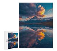 Puzzle Per Adulti 500 PCS Reflected Mountain Majesty Puzzle Giocattolo Decorazione Da Parete Ma Divertente E Umoristico Interazione Genitore-figlio 500 PCS