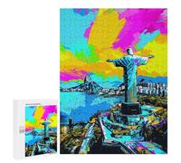 Puzzle Per Adulti 500 PCS Rio De Janeiro Cityscape Puzzle Per Adolescenti Migliora La Memoria Difficile Da Completare Gioco Divertente Per Tutta La Famiglia 500 PCS