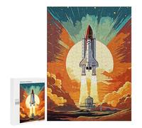 Puzzle Per Adulti 500 PCS Rocket Go Space Puzzle Per Adolescenti Giochi Rilassanti Regali Per Donne Regali Unici Per Compleanno E Natale 500 PCS