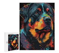 Puzzle Per Adulti 500 PCS Rottweiler Style 1 Puzzle Per Adulti Giocattolo Decorazione Da Parete Decorazione Perfetta Difficile Da Completare 500 PCS