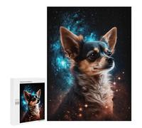 Puzzle Per Adulti 500 PCS Space Pup Cosmic Canine Art -3 Puzzle Per Adolescenti Migliora La Memoria Difficile Da Completare Gioco Divertente Per Tutta La Famiglia 500 PCS