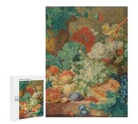 Puzzle Per Adulti 500 PCS Still Life with Fruit And Flowers Puzzle Per Adolescenti Giochi Per Famiglie Difficile Difficile Per È Ideale Come Regalo 500 PCS