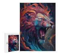 Puzzle Per Adulti 500 PCS The Roaring Lion Puzzle Per Adolescenti Giochi Rilassanti Regali Per Donne Regali Unici Per Compleanno E Natale 500 PCS