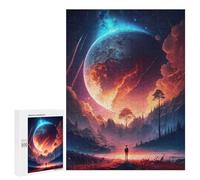 Puzzle per adulti, 500 pezzi, Galactic Wanderlust Puzzles per adulti, giocattoli da parete, regali per donne, promuove l'allenamento del cervello, 500 pezzi
