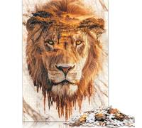 Puzzle per adulti 500 pezzi Guardian of the Plains Puzzle in legno per adolescenti Regali Gioco per famiglie per adulti e adolescenti 500 pezzi (52x38 cm)