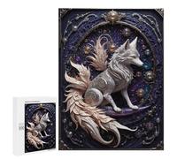 Puzzle per adulti 500 pezzi Guardian Steampunk Fox Antistress puzzle per adulti, analisi e logica, regalo di compleanno, idea regalo, 500 pezzi