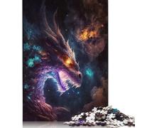 Puzzle per adulti 500 pezzi Il drago anziano arcobaleno Puzzle in legno per adulti e adolescenti Giochi educativi per la casa Giocattoli fai da te 500 pezzi (52x38 cm)