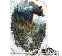 Puzzle per adulti 500 pezzi Il vagabondo solitario Puzzle in legno per adulti e adolescenti Puzzle sostenibile per adulti | Giochi 500 pezzi (52x38 cm)