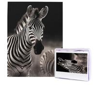 Puzzle per adulti, 500 pezzi, puzzle in legno, arte moderna, animali selvatici, zebra, sfidanti, puzzle, immagine personalizzata, foto personalizzata, regalo famiglia