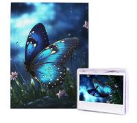 Puzzle per adulti 500 pezzi Puzzle in legno arte moderna farfalla notte puzzle impegnativo puzzle immagine personalizzata puzzle foto personalizzato per regalo famiglia