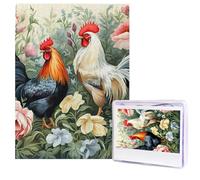 Puzzle per adulti 500 pezzi Puzzle in legno arte moderna Gallo Puzzle impegnativo Puzzle con immagine personalizzata Puzzle fotografico personalizzato per regalo famiglia