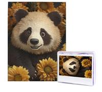 Puzzle per adulti 500 pezzi Puzzle in legno arte moderna girasole carino puzzle impegnativo puzzle immagine personalizzata Puzzle foto personalizzato per regalo famiglia