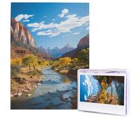Puzzle per adulti 500 pezzi Puzzle in legno arte moderna Parco nazionale di Sion Puzzle impegnativi Puzzle con immagine personalizzata Puzzle fotografico personalizzato per regalo famiglia