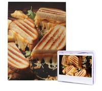 Puzzle per adulti 500 pezzi Puzzle in legno Arte moderna Puzzle di formaggio panini impegnativi Puzzle con immagine personalizzata Puzzle fotografico personalizzato per regalo famiglia
