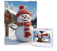 Puzzle per adulti 500 pezzi Puzzle in legno arte moderna Puzzle segno pupazzo di neve puzzle sfidante puzzle immagine personalizzata Puzzle foto personalizzato per regalo famiglia