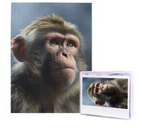 Puzzle per adulti 500 pezzi Puzzle in legno arte moderna Scimmia Puzzle sfidante Puzzle personalizzato Foto Puzzle personalizzato per regalo Famiglia