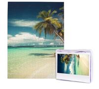 Puzzle per adulti 500 pezzi Puzzle in legno arte moderna Vacanze tropicali Puzzle impegnativi Puzzle con immagine personalizzata Puzzle fotografico personalizzato per regalo famiglia