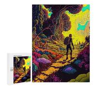 Puzzle per adulti, 500 pezzi, puzzle per adolescenti, journey through vibrant fantasy, giocattolo, decorazione da parete, modello, interazione genitore-figlio, 500 pezzi