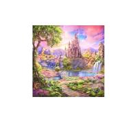 Puzzle per Adulti 500 pezzi, puzzle per adulti Intrattenimento Creativo, puzzles 500 pezzi per adulto Gioco impegnativo Puzzles per Bambini (Paesaggio del castello)