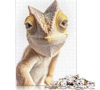 Puzzle per adulti 500 pezzi Puzzle Selfie Camaleonte per adulti e adolescenti Puzzle per adulti e adolescenti 500 pezzi (52 x 38 cm)