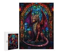 Puzzle per adulti, 500 pezzi, Ruby Scalebreaker Dragon Puzzles per adulti, giocattoli da parete, regali per donne, promuove l'allenamento del cervello, 500 pezzi