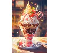Puzzle per Adulti 500 Pezzi Tazza Cibo Puzzle Piacevole Sfida Mantiene la Concentrazione, Essere Adatto Sia ai Principianti Che ai Rompicapo Esperti 52 x 38 cm