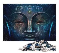 Puzzle per adulti 500 puzzle quadrati della saggezza del Buddha per adulti, puzzle in legno, rompicapo per adulti 500 pezzi (52x38 cm)