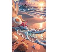 Puzzle per Adulti 520 Pezzi Conchiglia Dell'Oceano All'Alba Puzzle Difficile, Sviluppa Capacità di Osservazione, Logica e Manualità Puzzle 520 Pezzi 52x38 cm