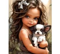 Puzzle per Adulti,52x38 cm,700 pezzi puzzle per adulti bambini, Regalo Puzzles, Collezione Educativo Creativo puzzles Piccola cagnolina