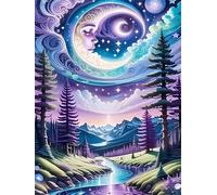 Puzzle per Adulti 60 Pezzi, impossibile puzzle 60 pezzi Canyon della Dea della Luna, DIY Puzzles Colorato, Idea Regalo per Lei o Lui, Divertimento puzzles Adulti