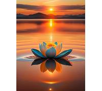 Puzzle per Adulti 60 Pezzi, impossibile puzzle 60 pezzi Luce del sole Lago di Loto, DIY Puzzles Colorato, Idea Regalo per Lei o Lui, Divertimento puzzles Adulti