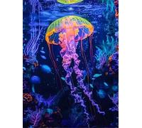 Puzzle per Adulti 60 Pezzi, impossibile puzzle 60 pezzi Meduse colorate, DIY Puzzles Colorato, Idea Regalo per Lei o Lui, Divertimento puzzles Adulti