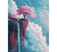 Puzzle per Adulti 60 Pezzi, impossibile puzzle 60 pezzi Nuvola dell'albero della scogliera, DIY Puzzles Colorato, Idea Regalo per Lei o Lui, Divertimento puzzles Adulti