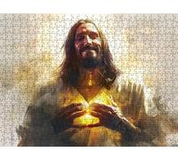 Puzzle per Adulti 6000, Croce Gesù, legno Classico Puzzles LDYQS6-542 | Sfida Impossibile, Divertente Stimolante Puzzles per La Famiglia, Decorativo Murale Unica, Regalo per Amanti dei Puzzle