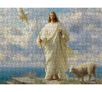 Puzzle per Adulti 6000, Pecore Uomo, legno Classico Puzzles LDYQS6-658 | Sfida Impossibile, Divertente Stimolante Puzzles per La Famiglia, Decorativo Murale Unica, Regalo per Amanti dei Puzzle