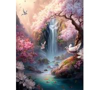 Puzzle per Adulti 700 Pezzi, impossibile puzzle 700 pezzi Albero del ruscello degli uccelli, DIY Puzzles Colorato, Idea Regalo per Lei o Lui, Divertimento puzzles Adulti