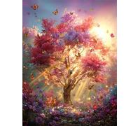 Puzzle per Adulti 700 Pezzi, impossibile puzzle 700 pezzi Fiore dell'albero del sole, DIY Puzzles Colorato, Idea Regalo per Lei o Lui, Divertimento puzzles Adulti