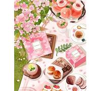 Puzzle per Adulti 700 Pezzi, impossibile puzzle 700 pezzi Picnic primaverile rosa, DIY Puzzles Colorato, Idea Regalo per Lei o Lui, Divertimento puzzles Adulti