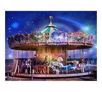 Puzzle per Adulti,75x50 cm,1000 pezzi puzzle per adulti bambini, Regalo Puzzles, Collezione Educativo Creativo puzzles Bella giostra