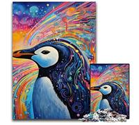 Puzzle per adulti a forma di pinguino, 1000 pezzi, puzzle in legno, gioco rompicapo per adolescenti, regalo perfetto per le feste, 50x75CM/19,68x29,52 pollici
